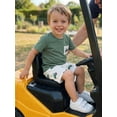 thumbnail image 3 of BemeyourBBs Toddler Baby Boys Summer Clothes Infant Baby Boys Summer Outfit Green Tractor  Short Sleeve T Shirt Tops and Truck Print Pockets Shorts Set, 3 of 9