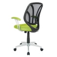 thumbnail image 2 of Pemberly Row Back Chair with Green Mesh Fabric and Silver Coated Arms and Base, 2 of 6