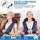 thumbnail image 3 of Neck and Shoulder Massager with Heat Shiatsu Back Massage Pillow with 3D Deep Tissue Kneading for Foot, Legs, Body Muscle Pain Relief, Use at Home, Office & Car, 3 of 5