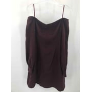 Pre-Owned Jill Stuart Purple Size 2 Long Sleeve Short Open Shoulder Dress