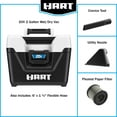 HART 20Volt Cordless 2Gallon Wet/Dry Vac (Battery Not Included