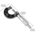 thumbnail image 5 of Precise Outside Micrometer Caliper Outside Diameter Measuring Tool 0-25mm Micrometer 0.01mm Graduation for Auto Repair and Automotive,, 5 of 5