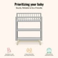 thumbnail image 3 of Dream On Me Hygge Changing Table, Greenguard Gold & JPMA Certified, Pebble Grey Oak, 3 of 6