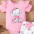 thumbnail image 5 of Gerichy Girls Summer Outfits, Toddler Baby Girl Sleeveless Backless Straps Romper Jumpsuit+Headband Set, 5 of 6