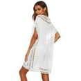 thumbnail image 4 of Maillot de Bain Crochet de Plage pour Femmes Robe Tunique à Franges, 4 of 4