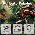 thumbnail image 3 of Dinosaur Stylish Velvet Throw Pillow Covers Set of 2 with Unique Patterns for Bed Pillow - 16x16, 18x18, 20x20 Inches for Various Occasions, 3 of 6