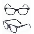 thumbnail image 4 of Classic Non-prescription Eyeglasses Thick Square Frame Clear Lens Glasses for Women Men, 4 of 5