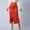 *Orange, variant on ClodeEU Women's Satin High Waisted Side Split Maxi Skirt ,Elastic Waistband Long Silk A-Line Skirts Beige,Womens Plus L
