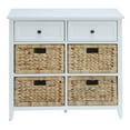 thumbnail image 3 of Bowery Hill Commode d'Appoint à 6 Tiroirs, Blanc, 3 of 6
