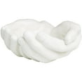 thumbnail image 5 of 15" x 7" White Polystone Open Hands Sculpture, by DecMode, 5 of 8