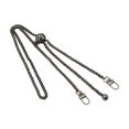 thumbnail image 1 of Cadena de monedero Salvador correa de bolso ajustable 47 pulgadas Bolso Negro, 1 of 10