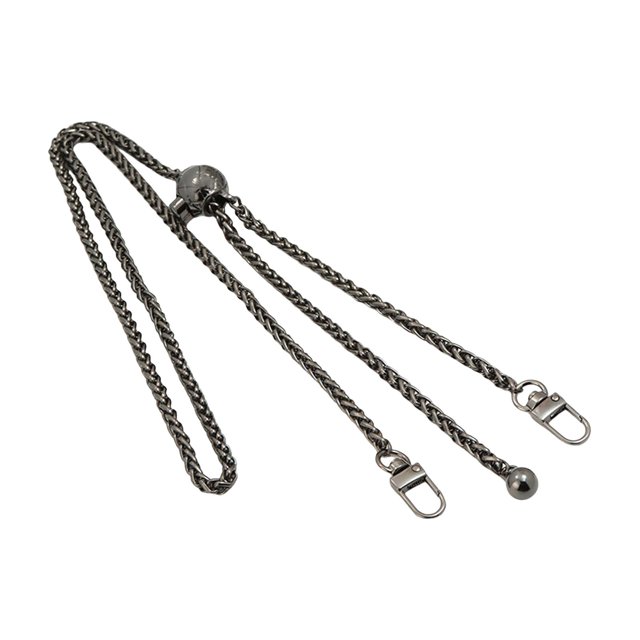 Cadena de monedero Salvador correa de bolso ajustable 47 pulgadas Bolso Negro