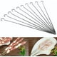 thumbnail image 3 of Pinchos de Acero Inoxidable, Espadas para Asar Carne, Juego de 10, Brocheta Colgante Reutilizable De 15.7", Pinchos de Barbacoa para Bbq, Parilla, Camarones, Bistec Y Más, Picnic, Reunión Familiar, 3 of 8