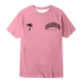 thumbnail image 3 of Big and Tall Shirts for Men Male Spring And Autumn All Print Short Sleeve Round Neck T Shirt Floral Fashion Trend Bottoming Shirt T Mens Plain Shirts Men Bulk Mans Lightweight for A Long 4XL, 3 of 4