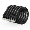 thumbnail image 1 of Cable Ethernet CableGeeker Cat 6 de 0,5 m (paquete de 6), color negro, 1 of 9