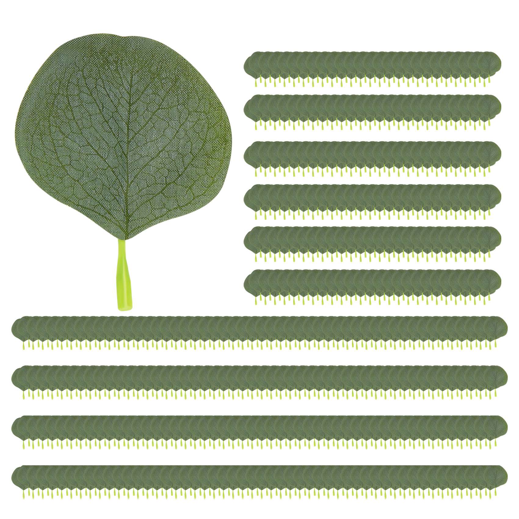 700 Pieces Bulk Eucalyptus Leaves Artificial Greenery Eucalyptus Fake Green Leaves for DIY