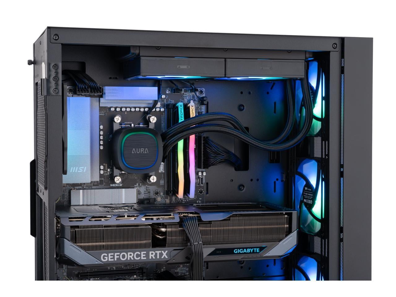 ABS Eurus Ruby Gaming PC, Ryzen 7 9800X3D, GeForce RTX 5070 Ti, 32GB DDR5 RAM, 2TB SSD, Windows 11 Desktop