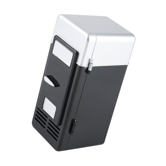 Mini Réfrigérateur Usb Mini Réfrigérateur Abs Led Mini Réfrigérateur Usb Réfrigérateur Usb Boissons Canettes de Boisson Réfrigérateur et Chauffage Rouge