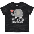 thumbnail image 3 of Inktastic My Yaya Loves Me Grandchild Boys or Girls Toddler T-Shirt, 3 of 5