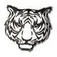 thumbnail image 5 of Calcomanías genéricas de animales para autos, creativas, universales, de aleación de aluminio, con diseño de animales. tigre, 5 of 9