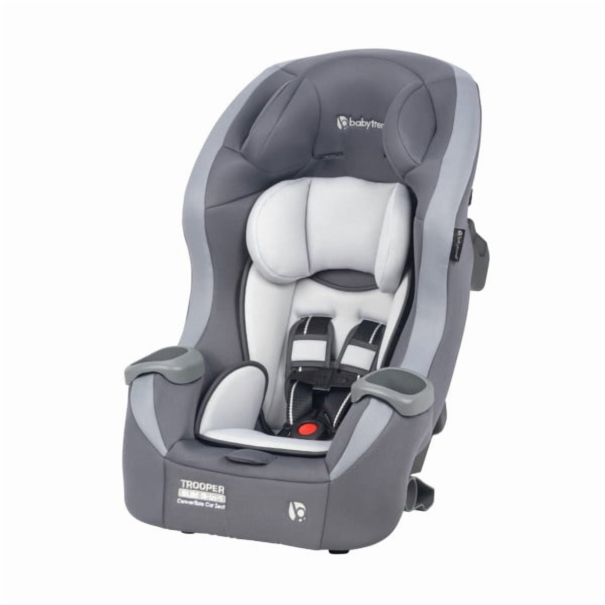 Baby Trend Trooper™ SLIM 3-in-1 Convertible Car Seat with Side Impact Protection, Dash Grey