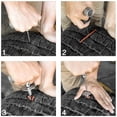 thumbnail image 2 of Kit de Réparation de Pneus Sans Chambre à Air Professionnel, Outils Robustes pour Réparations d'Urgence Rapides, Solutions de Crevaison Polyvalentes pour Voiture, Camion, Moto, ATV, Ensemble de 26 Pcs, 2 of 5