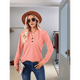 thumbnail image 5 of Camisa de Larga Rosa XXL, 5 of 9