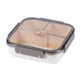 thumbnail image 2 of Lunch Box For Workers, Girls, Microwave Heating Lunch Box, Student-specific Compartment Plastic Lunch Box, 2 of 3