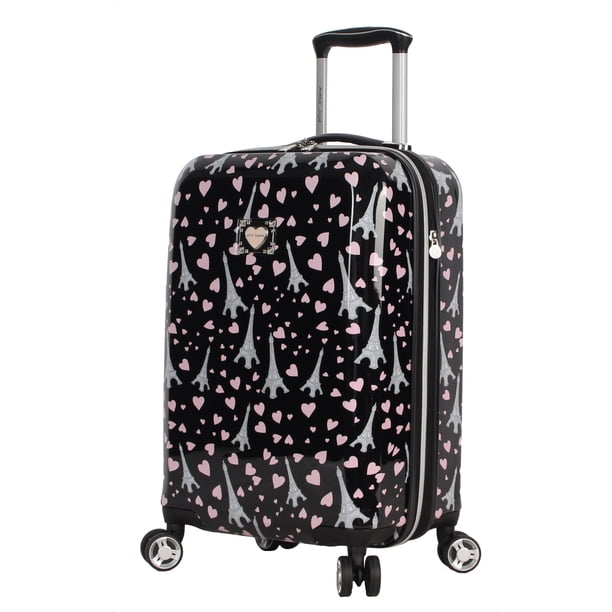 Maleta Betsey Johnson Designer Paris Love de 50 cm con ruedas