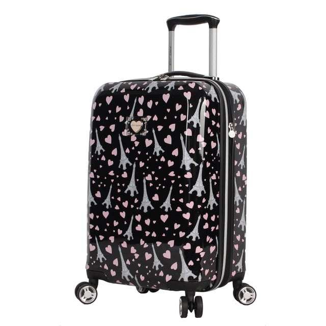 Maleta Betsey Johnson Designer Paris Love de 50 cm con ruedas