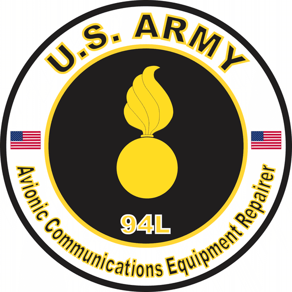 3.8 Inch U.S. Army MOS 94L Avionic Communications Equipment Repairer