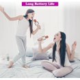 thumbnail image 5 of Micrófono de karaoke para niños Liangnv, máquina de karaoke portátil con Bluetooth, regalos de cumpleaños de Navidad para niños y adultos (2 piezas, oro rosa*2) - -, 5 of 5