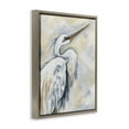 thumbnail image 4 of Stupell Industries Muted White Egret Animals & Insects Painting Brown Floater Framed Canvas Art Print Wall Art, 17 x 21, 4 of 10