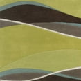 thumbnail image 3 of 27" X 45" Wool Lime/Mocha Area Rug, 3 of 3
