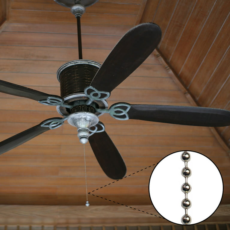 Ceiling Fan Chain Extension Kit , Fan Pull , Light Pull , Nickel