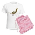 thumbnail image 6 of CafePress - Squirrel With Banjo Women's Light Pajamas - Women's Short Sleeve Print T-Shirt and Pants Light Cotton Pajama Set, 6 of 7