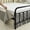Light Gary, variant on Split Corner Bed Skirt,No Lift Adjustable Elastic Dust Ruffle with 18 Inch Drop,Polyester Bed Skirt for Footboard Beds,Bedroom Decor,Machine Washable