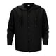 thumbnail image 2 of Camisa de lino con botones y capucha para hombre: manga larga, lengüetas para remangar, botones de madera, ropa de playa/casual, tallas S-XXXL, 2 of 8
