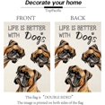 thumbnail image 3 of Boxer Dog Garden Flag 12x18 Inch Double Sided Outdoor Farmhouse Yard Decoration for Dog Lovers, 3 of 6