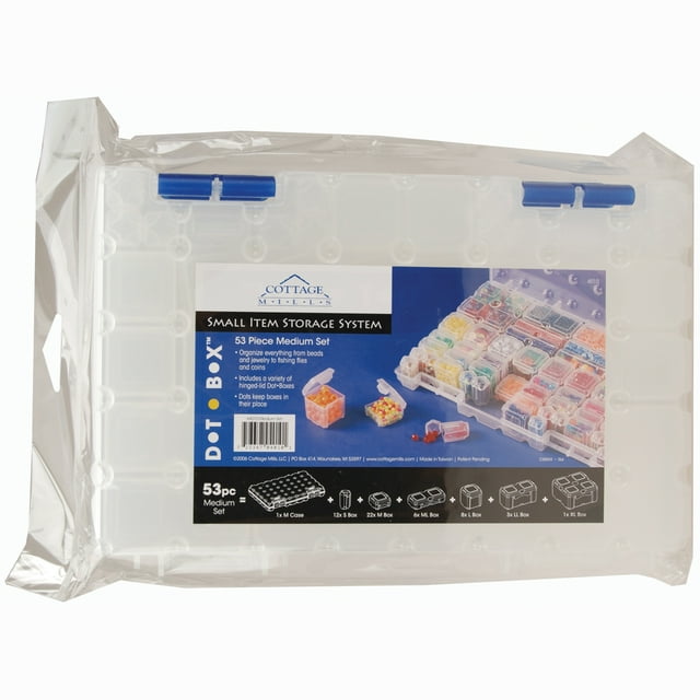 Dot Box Storage System 53pcs-Medium 11"X7"X1.5"