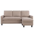 SOBANIILO Sectional Sofa, Beige