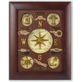thumbnail image 1 of SAILINGSTORY Nautical Wall Decor Knot Board Frame Maritime Decor Coastal Compass Decor, 1 of 7
