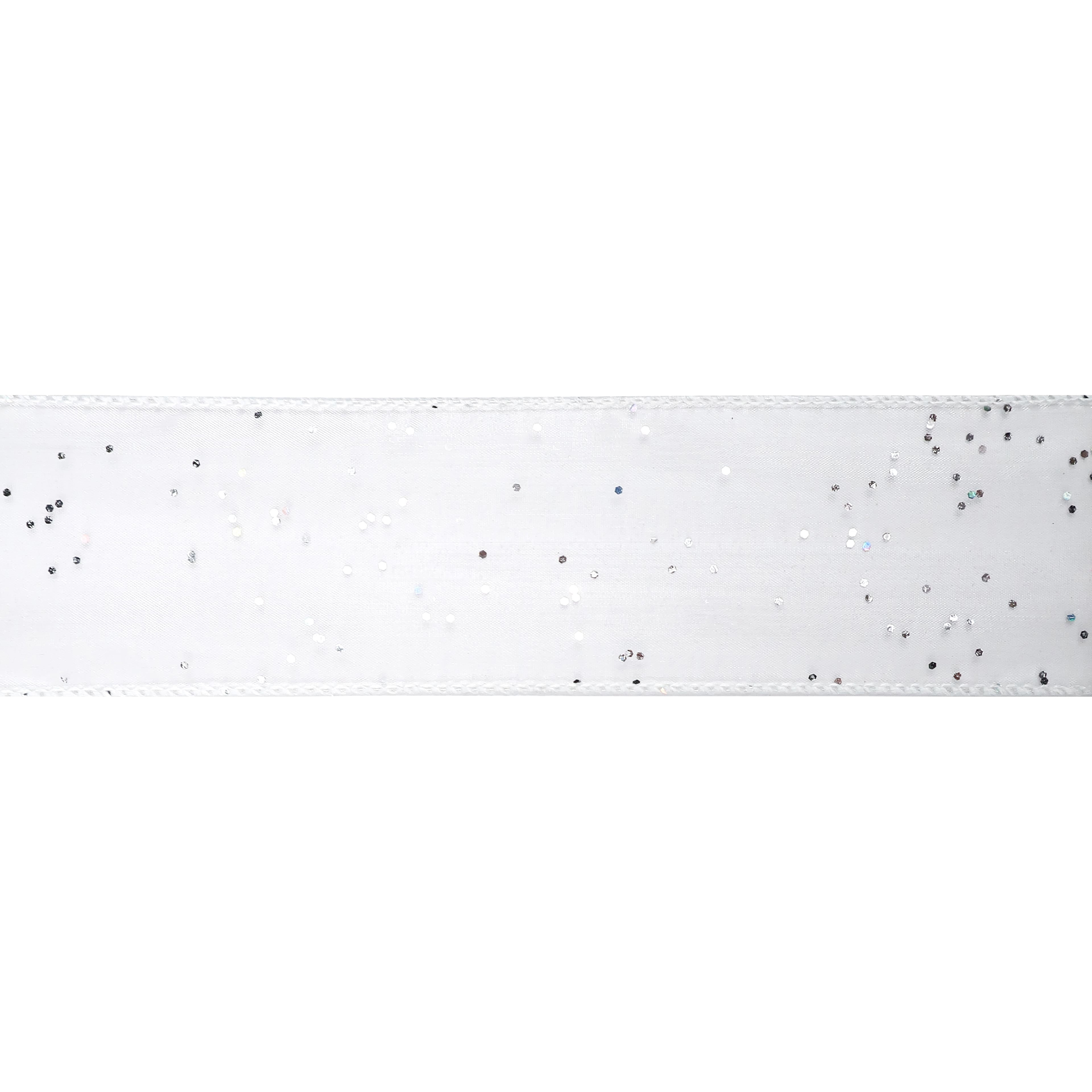 12 Pack: 2.5"x 10yd. Glitter Shimmer Wired Ribbon by Celebrate It Specialty