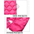 thumbnail image 3 of Little Donkey Andy Women's Lightweight Puffer Jacket with Recycled Insulation, Button Down Quilted Coats (Rose S), 3 of 7