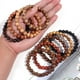 thumbnail image 3 of Xiao Hua Pulsera de cuentas de madera para hombres y mujeres, ligera y elástica, estilo D, 3 of 5