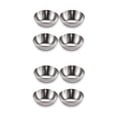 thumbnail image 3 of Toystoory 4 platos de acero inoxidable para salsa, de sushi, cuencos para sumergir Type1 NO1, 3 of 6