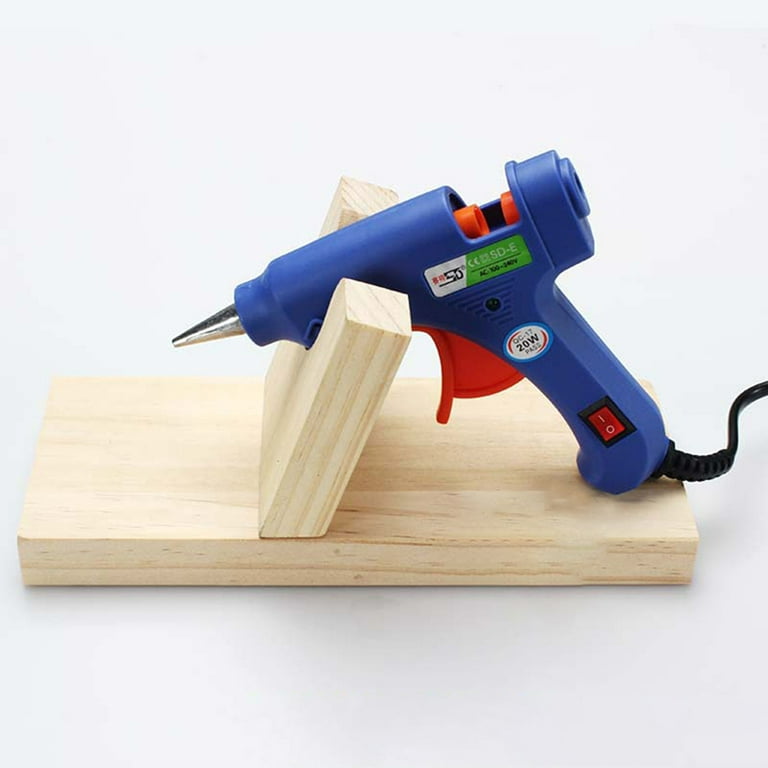 Hot Glue Gun Holder Glue Gun Stand Wood Rack Hot Glue Machine Base Tools Storage  Holder Bracket Craft Room Organizer 