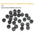 thumbnail image 4 of binifiMux 30pcs Black 6-32 Nylon Inserted Lock Nuts, Self Locking Nuts, 4 of 4
