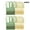 2 colors, variant on Clothespins 24 Pack Small Mini Clothes Pins with Plastic Rope for Clothesline Cute Sturdy Clothing Closepins Blue Green Chip De