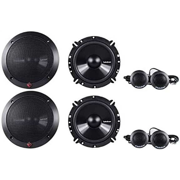 2 Rockford Fosgate Punch P165-SI 240W Peak (120W RMS) 6.5" 2-Way Component System with Internal Crossover